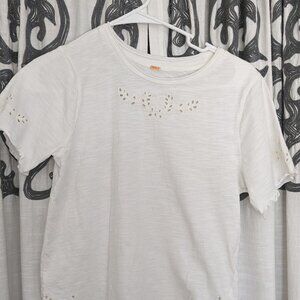 Free People eyelet tee